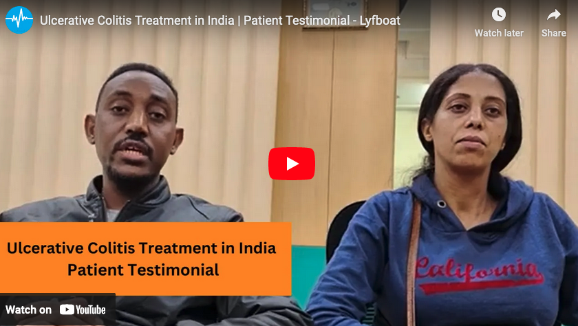 Biruk Deribe from Ethiopia Traveled to India for Ulcerative Colitis Treatment